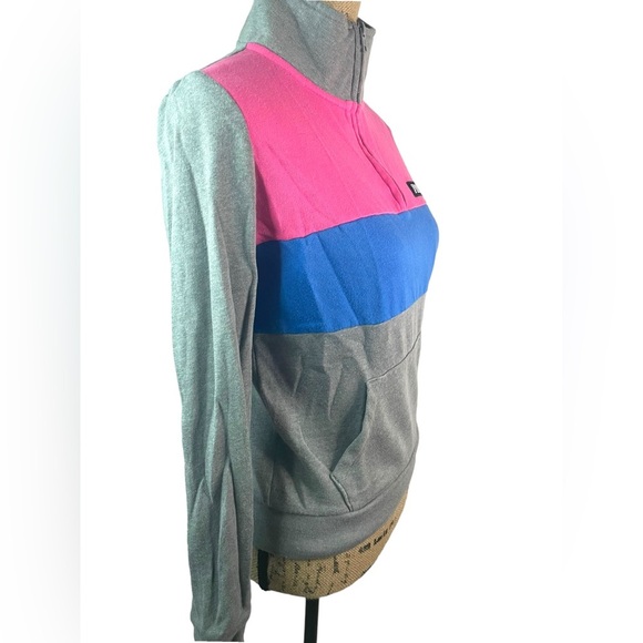 PINK Victoria's Secret Quarter Zip Pullover Sweatshirt - Picture 3 of 7